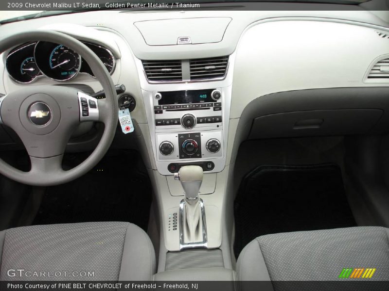 Golden Pewter Metallic / Titanium 2009 Chevrolet Malibu LT Sedan