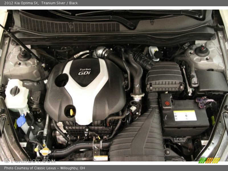 Titanium Silver / Black 2012 Kia Optima SX