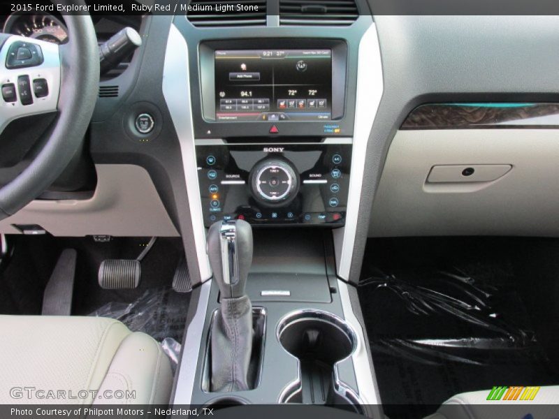 Ruby Red / Medium Light Stone 2015 Ford Explorer Limited