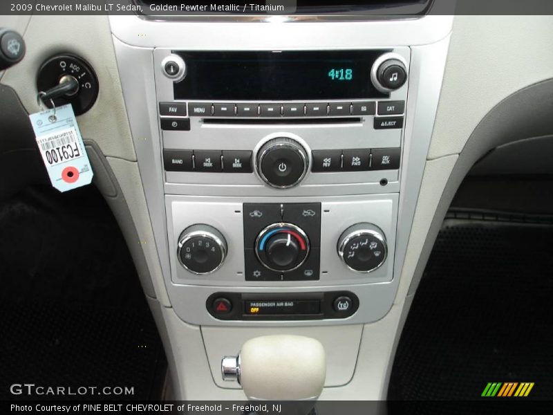 Golden Pewter Metallic / Titanium 2009 Chevrolet Malibu LT Sedan