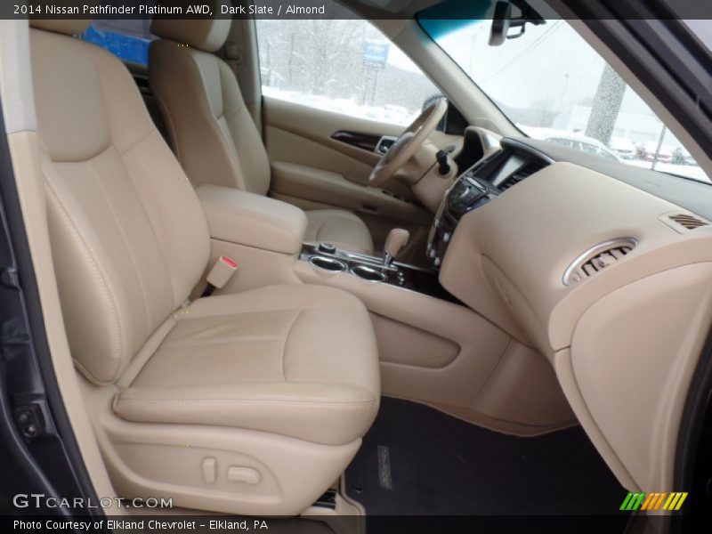 Dark Slate / Almond 2014 Nissan Pathfinder Platinum AWD