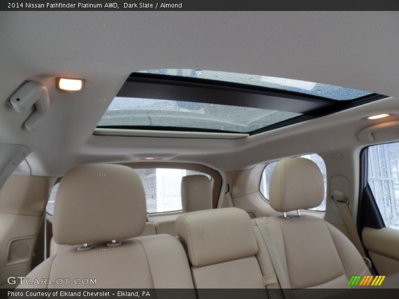 Dark Slate / Almond 2014 Nissan Pathfinder Platinum AWD