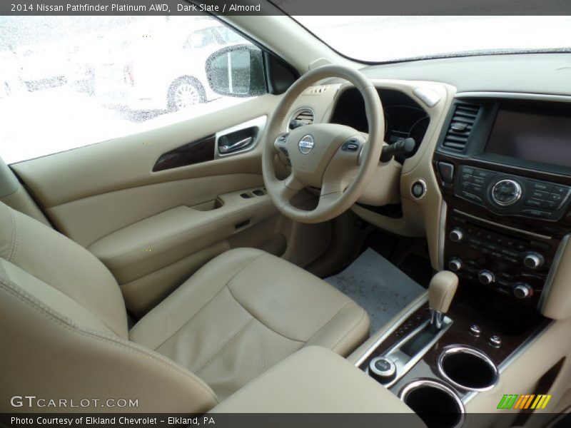 Dark Slate / Almond 2014 Nissan Pathfinder Platinum AWD