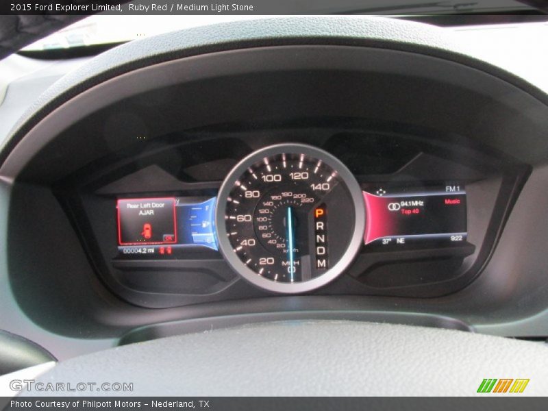Ruby Red / Medium Light Stone 2015 Ford Explorer Limited