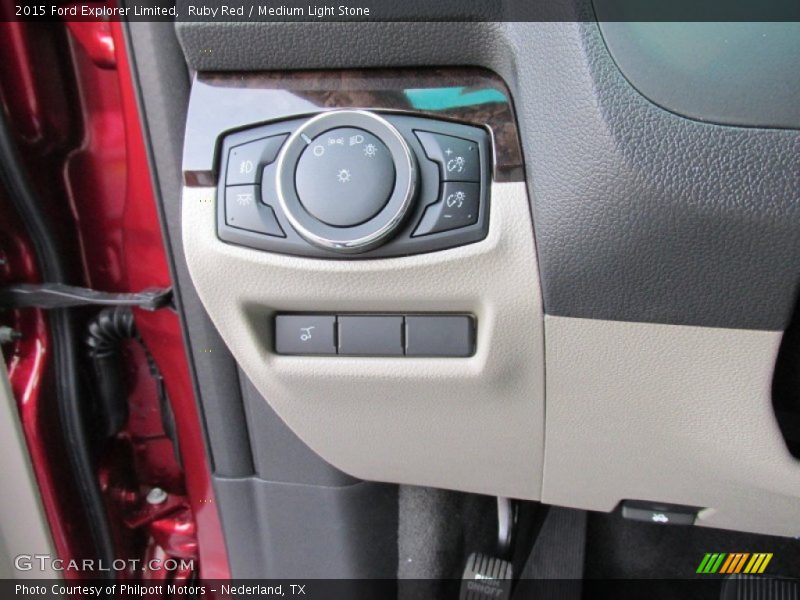 Ruby Red / Medium Light Stone 2015 Ford Explorer Limited