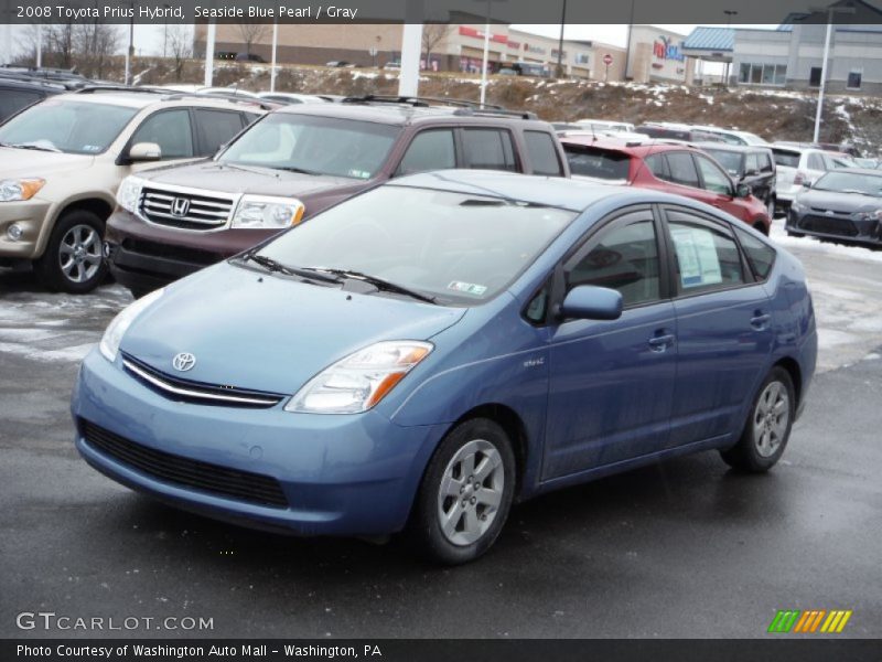 Seaside Blue Pearl / Gray 2008 Toyota Prius Hybrid