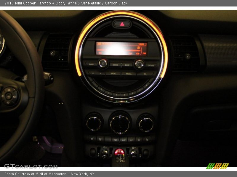 White Silver Metallic / Carbon Black 2015 Mini Cooper Hardtop 4 Door