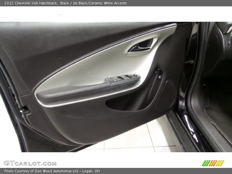 Black / Jet Black/Ceramic White Accents 2012 Chevrolet Volt Hatchback