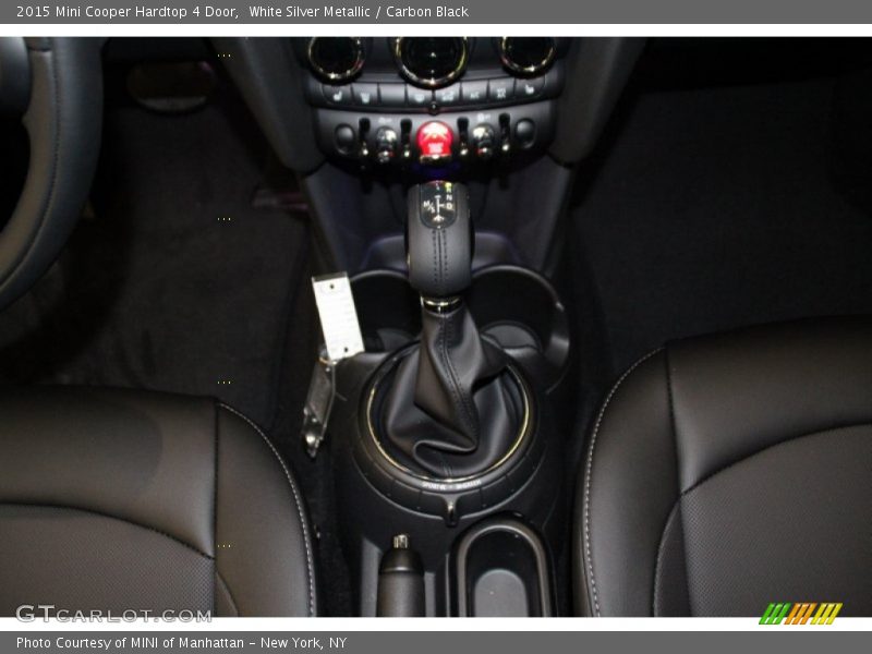 White Silver Metallic / Carbon Black 2015 Mini Cooper Hardtop 4 Door