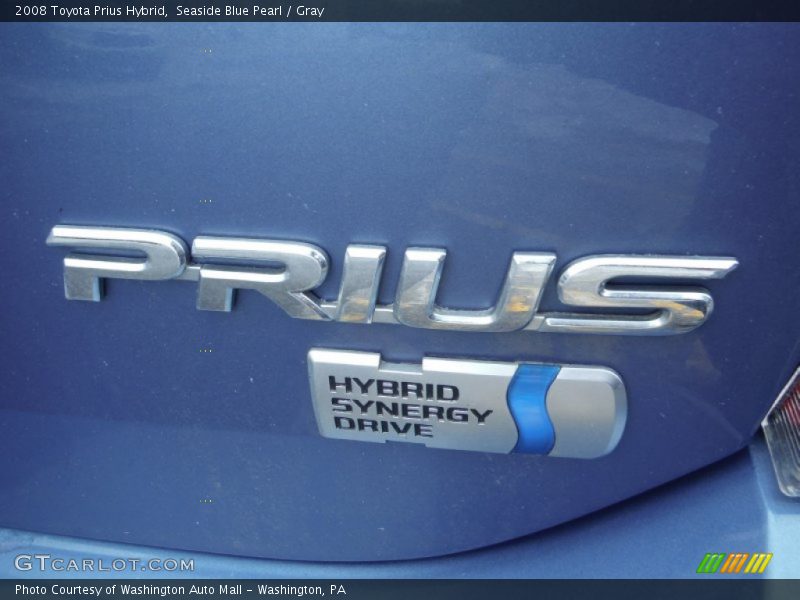 Seaside Blue Pearl / Gray 2008 Toyota Prius Hybrid