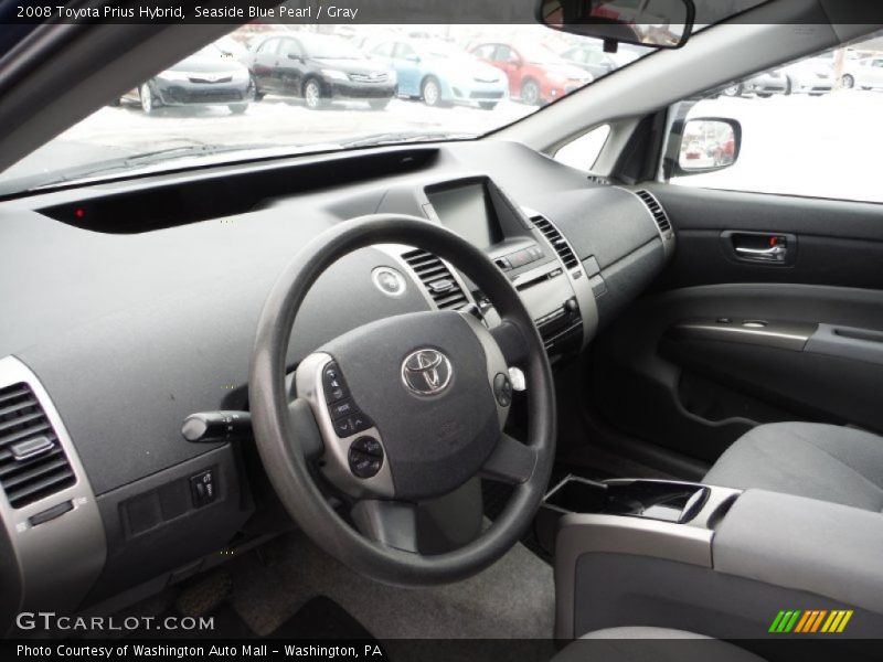 Seaside Blue Pearl / Gray 2008 Toyota Prius Hybrid