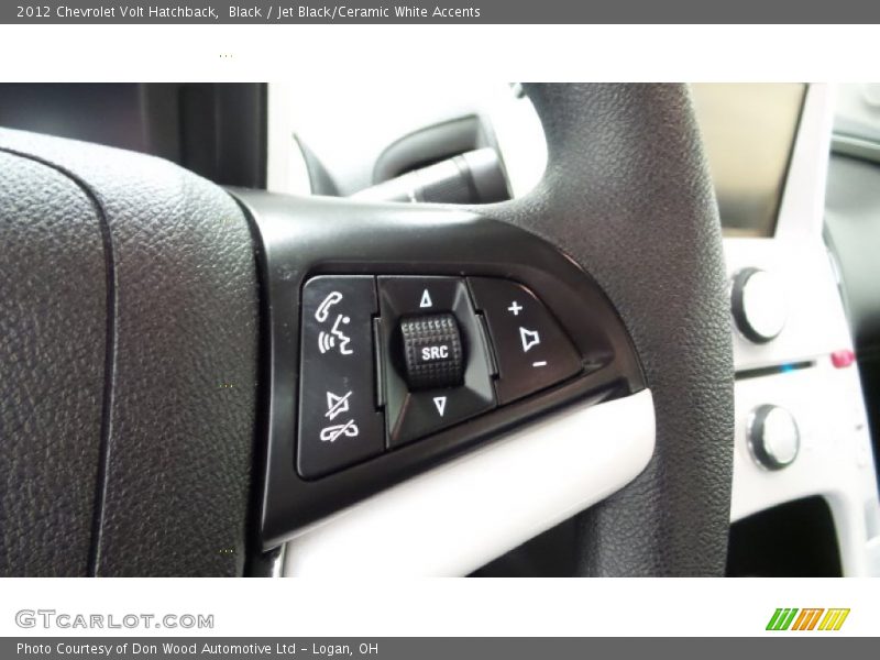 Black / Jet Black/Ceramic White Accents 2012 Chevrolet Volt Hatchback