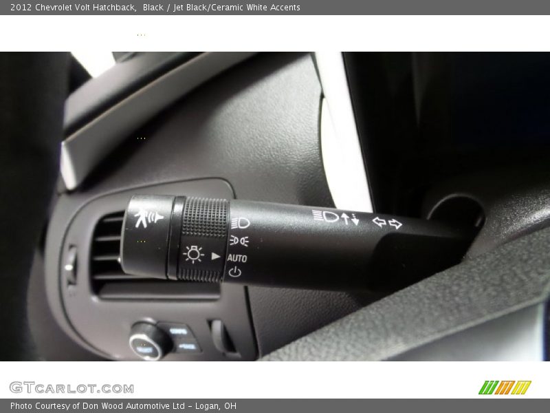 Black / Jet Black/Ceramic White Accents 2012 Chevrolet Volt Hatchback