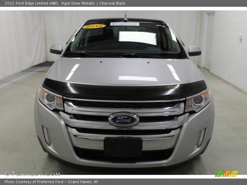 Ingot Silver Metallic / Charcoal Black 2012 Ford Edge Limited AWD