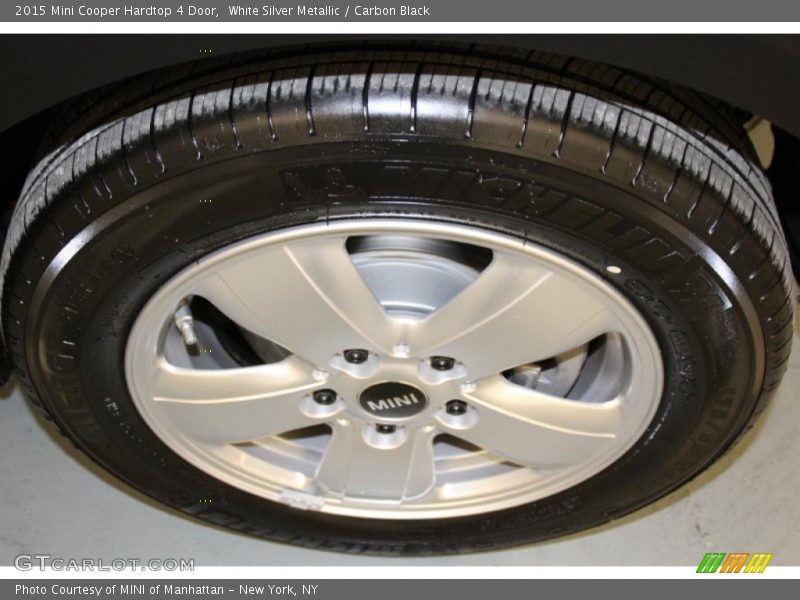 White Silver Metallic / Carbon Black 2015 Mini Cooper Hardtop 4 Door