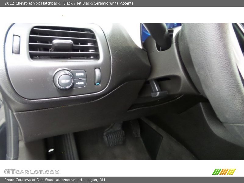 Black / Jet Black/Ceramic White Accents 2012 Chevrolet Volt Hatchback
