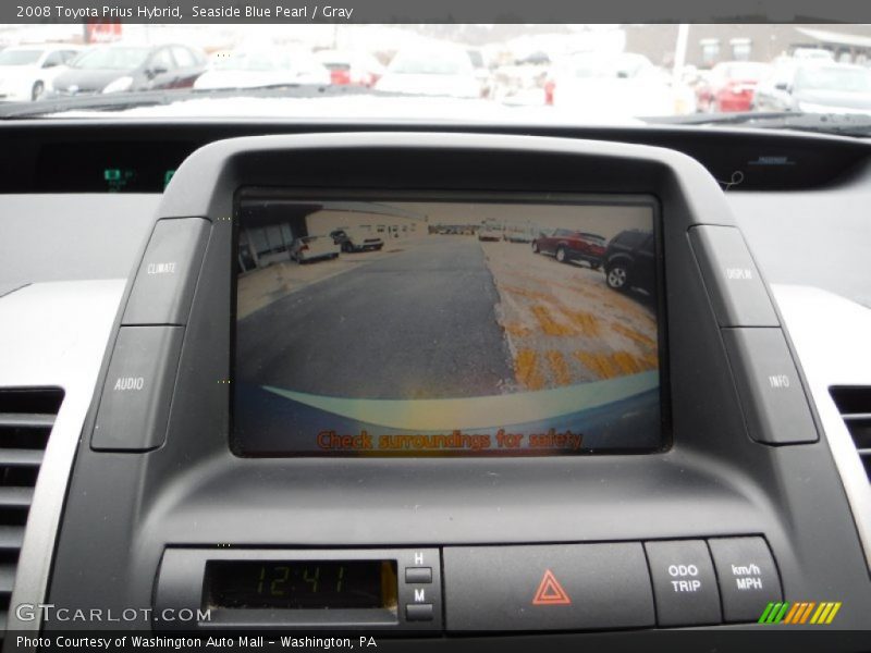 Seaside Blue Pearl / Gray 2008 Toyota Prius Hybrid