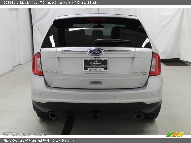 Ingot Silver Metallic / Charcoal Black 2012 Ford Edge Limited AWD