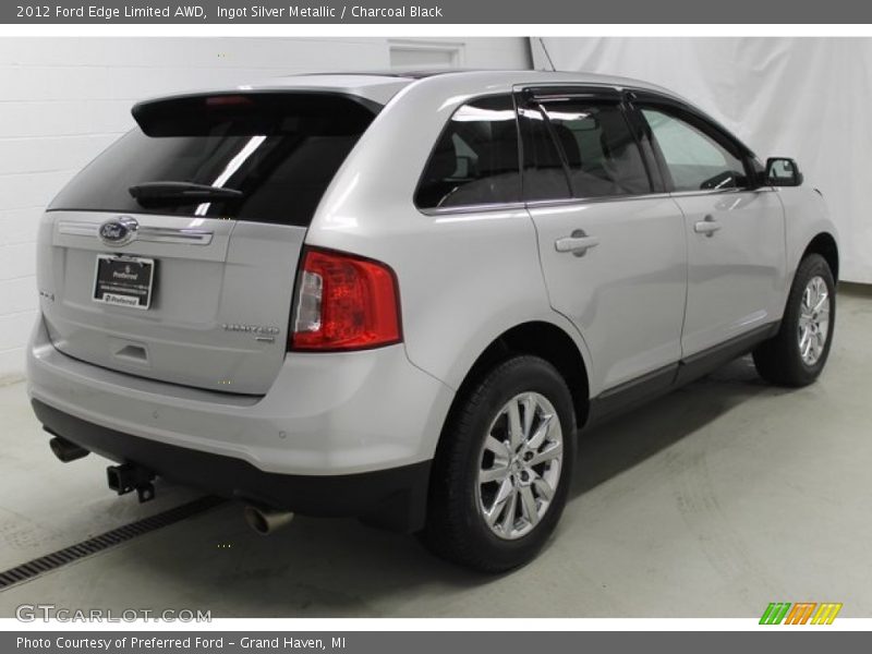 Ingot Silver Metallic / Charcoal Black 2012 Ford Edge Limited AWD