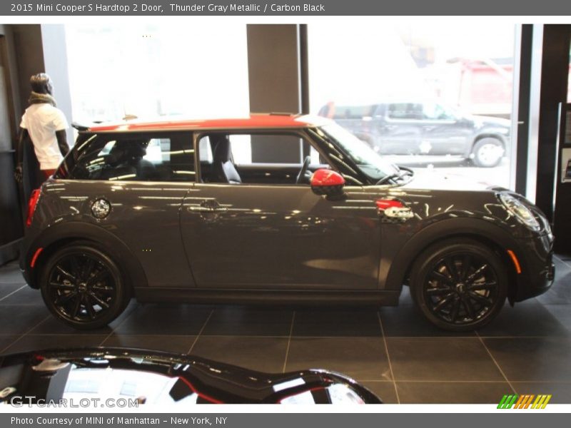 Thunder Gray Metallic / Carbon Black 2015 Mini Cooper S Hardtop 2 Door