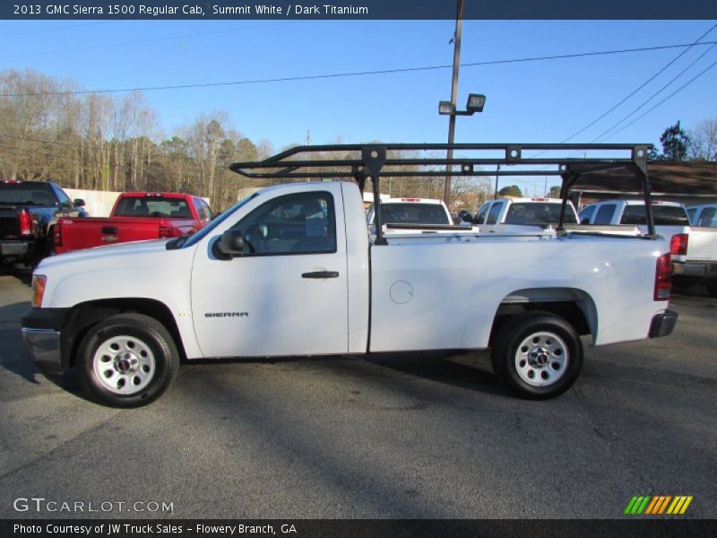 Summit White / Dark Titanium 2013 GMC Sierra 1500 Regular Cab