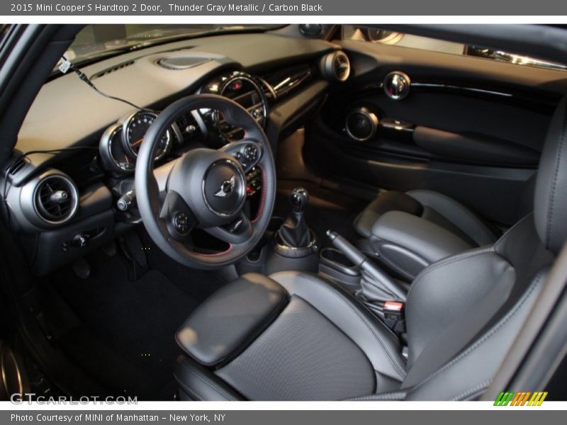 Thunder Gray Metallic / Carbon Black 2015 Mini Cooper S Hardtop 2 Door