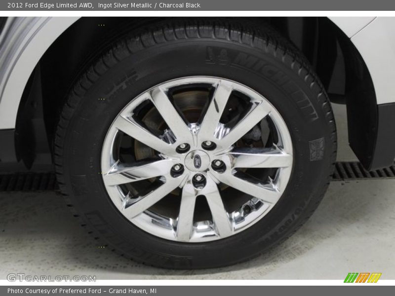 Ingot Silver Metallic / Charcoal Black 2012 Ford Edge Limited AWD