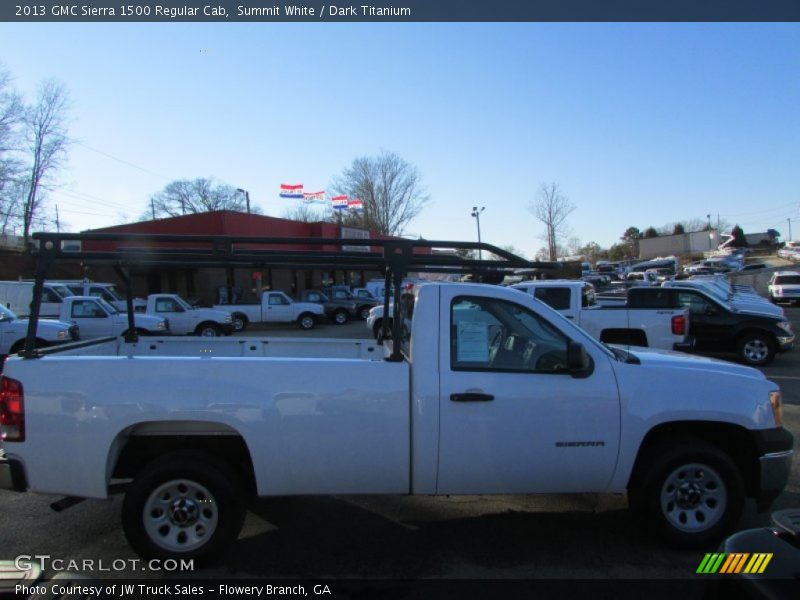 Summit White / Dark Titanium 2013 GMC Sierra 1500 Regular Cab