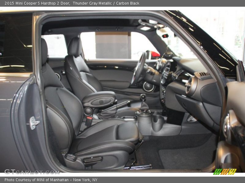 Thunder Gray Metallic / Carbon Black 2015 Mini Cooper S Hardtop 2 Door
