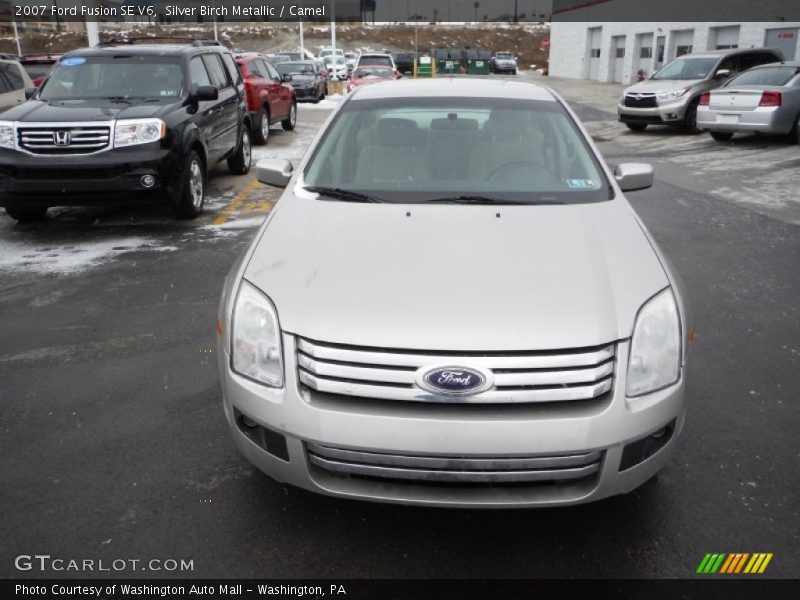 Silver Birch Metallic / Camel 2007 Ford Fusion SE V6