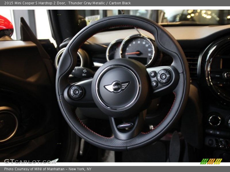 Thunder Gray Metallic / Carbon Black 2015 Mini Cooper S Hardtop 2 Door