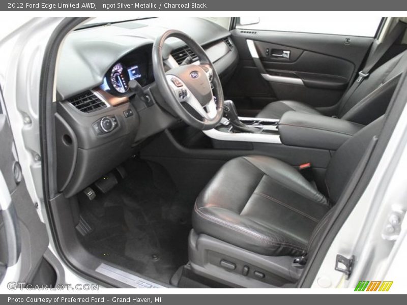Ingot Silver Metallic / Charcoal Black 2012 Ford Edge Limited AWD