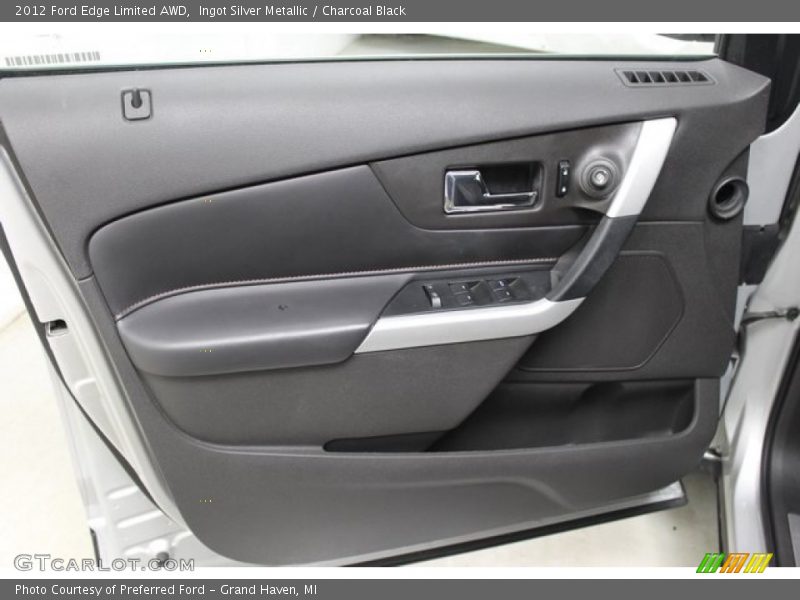 Ingot Silver Metallic / Charcoal Black 2012 Ford Edge Limited AWD