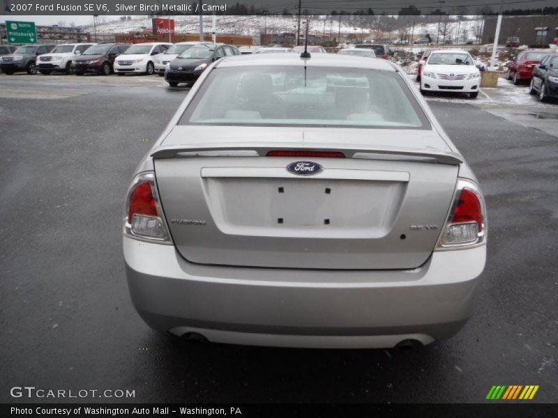 Silver Birch Metallic / Camel 2007 Ford Fusion SE V6