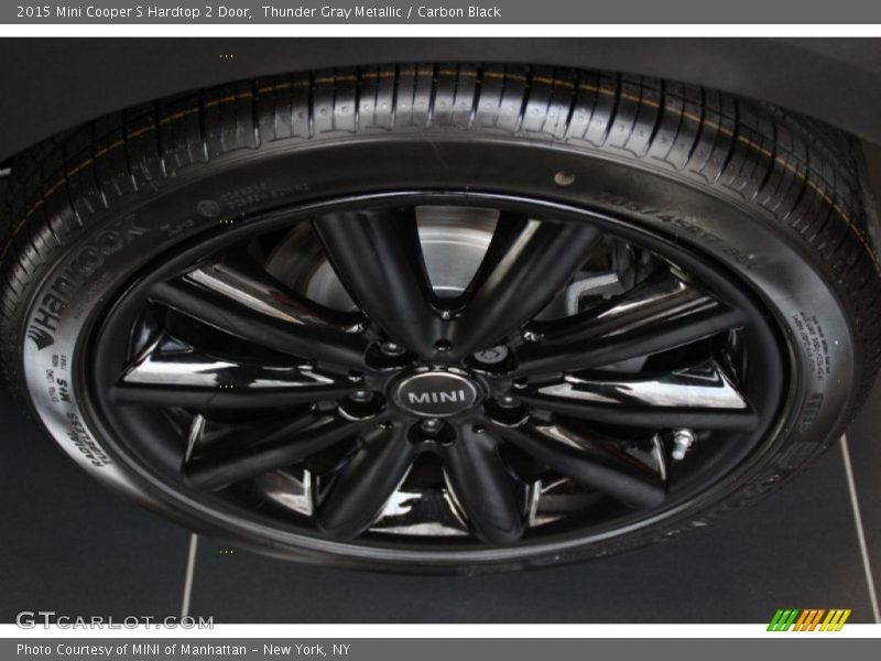 Thunder Gray Metallic / Carbon Black 2015 Mini Cooper S Hardtop 2 Door