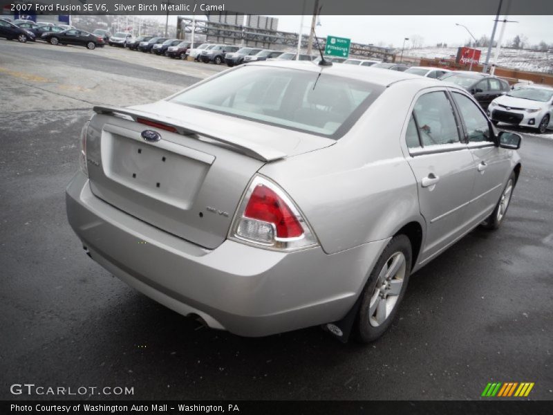Silver Birch Metallic / Camel 2007 Ford Fusion SE V6