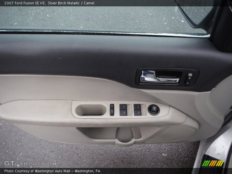 Silver Birch Metallic / Camel 2007 Ford Fusion SE V6