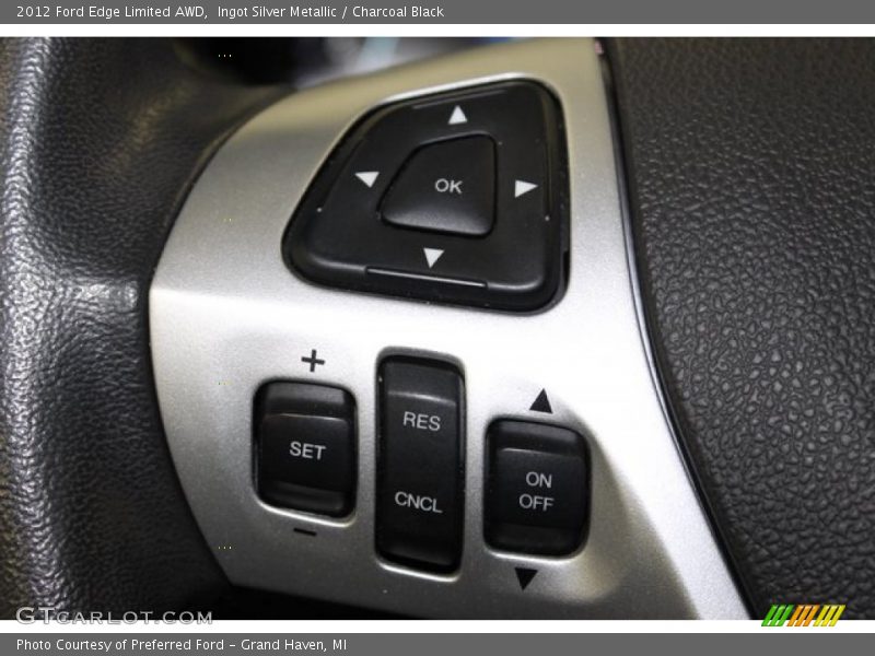Ingot Silver Metallic / Charcoal Black 2012 Ford Edge Limited AWD