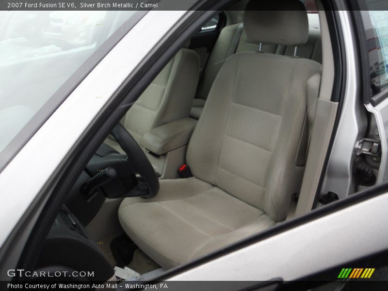 Silver Birch Metallic / Camel 2007 Ford Fusion SE V6
