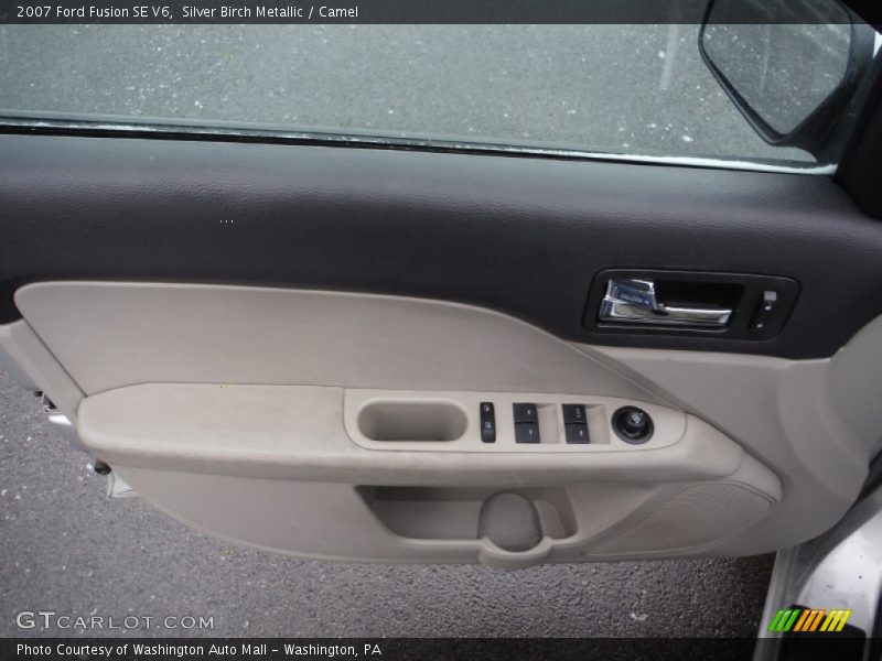 Silver Birch Metallic / Camel 2007 Ford Fusion SE V6
