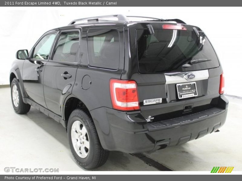 Tuxedo Black Metallic / Camel 2011 Ford Escape Limited 4WD