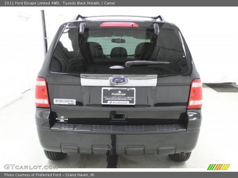 Tuxedo Black Metallic / Camel 2011 Ford Escape Limited 4WD