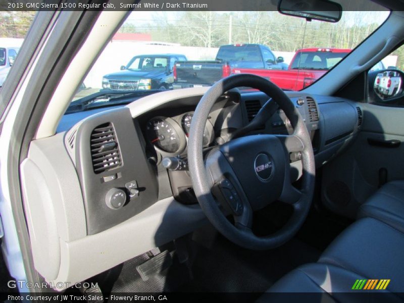 Summit White / Dark Titanium 2013 GMC Sierra 1500 Regular Cab