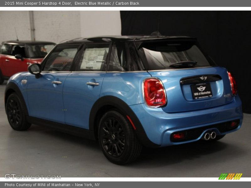 Electric Blue Metallic / Carbon Black 2015 Mini Cooper S Hardtop 4 Door
