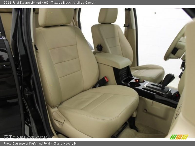 Tuxedo Black Metallic / Camel 2011 Ford Escape Limited 4WD