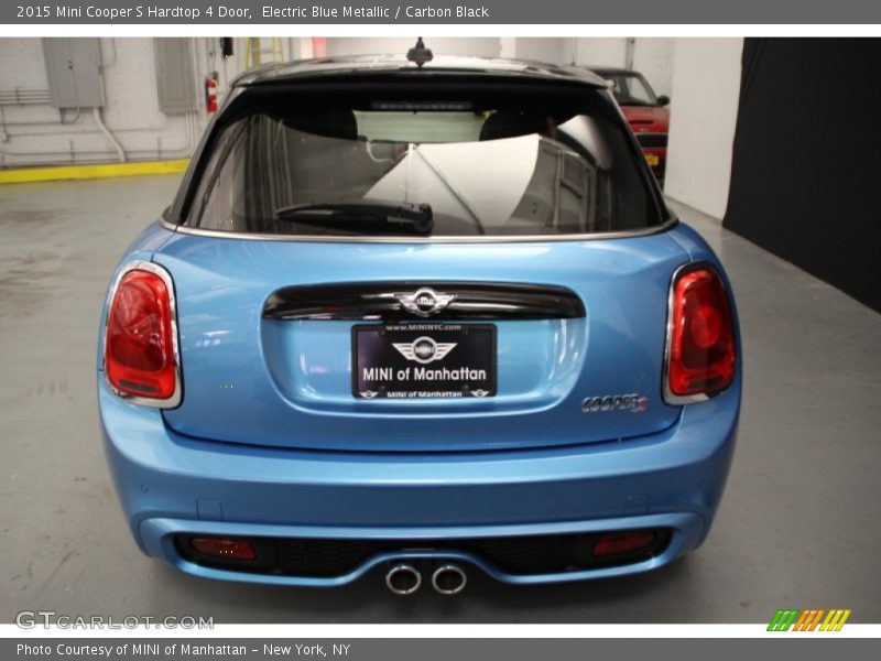 Electric Blue Metallic / Carbon Black 2015 Mini Cooper S Hardtop 4 Door