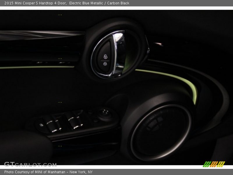 Electric Blue Metallic / Carbon Black 2015 Mini Cooper S Hardtop 4 Door