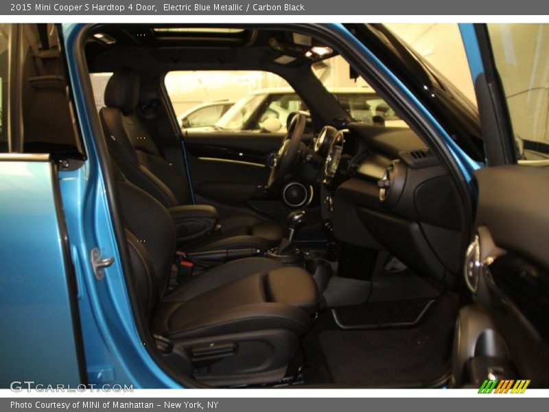 Electric Blue Metallic / Carbon Black 2015 Mini Cooper S Hardtop 4 Door