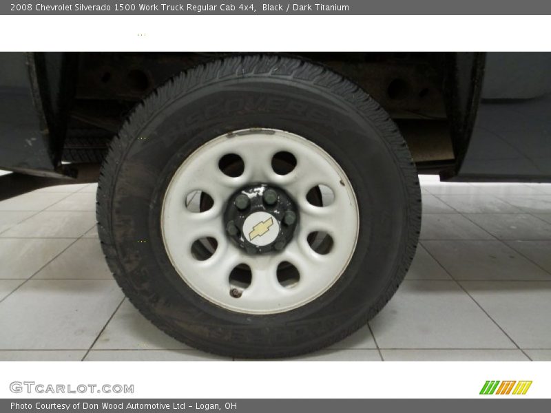 Black / Dark Titanium 2008 Chevrolet Silverado 1500 Work Truck Regular Cab 4x4