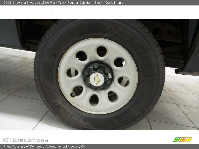 Black / Dark Titanium 2008 Chevrolet Silverado 1500 Work Truck Regular Cab 4x4